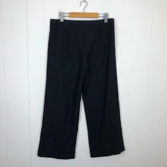Tory Burch Wool Wide Leg Trousers Sz 6 - Picture 10 of 14